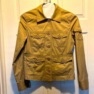 J. Crew VINTAGE Safari Military Jacket- Shirt